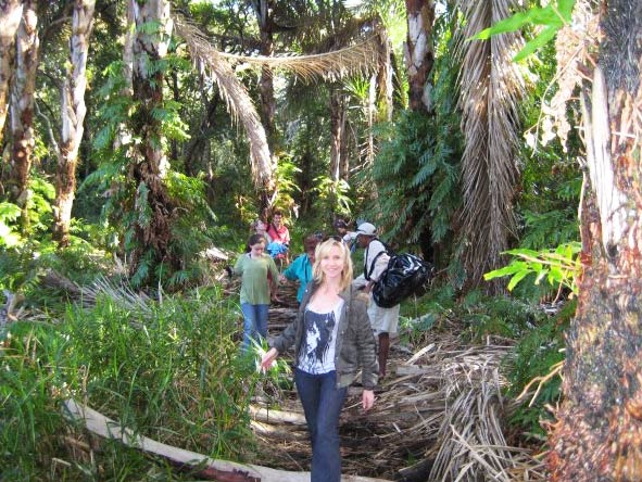 Christine Mischker - hiking the forests of the Garden Route